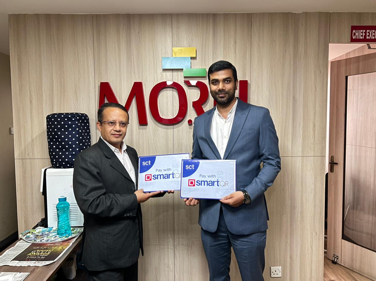 स्माटच्वाईस टेक्नोलोजिज र मोरू डिजिटल वालेटवीच स्मार्ट क्यूआर मार्फत भुक्क्तानी सेवा संचालन